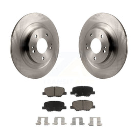 Rear Disc Brake Rotors & Ceramic Pad Kit For Mitsubishi Outlander Sport PHEV RVR