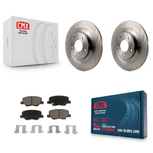 Load image into Gallery viewer, Rear Disc Brake Rotors &amp; Ceramic Pad Kit For Mitsubishi Outlander Sport PHEV RVR