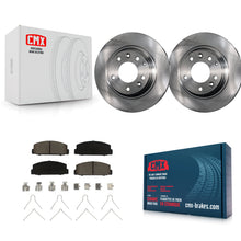 Charger l'image dans la galerie, Rear Disc Brake Rotors And Ceramic Pads Kit For Mazda 6 Protege