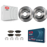 Rear Brake Rotor And Ceramic Pad Kit For Ford Fusion Mazda 6 Lincoln MKZ Mercury