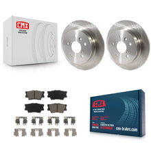 Load image into Gallery viewer, Rear Disc Brake Rotors And Ceramic Pads Kit For Toyota Camry