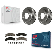 Charger l'image dans la galerie, [Rear] 2012-2021 Nissan NV2500 NV3500 NV1500 Premium OE Brake Rotors &amp; Ceramic Pads Kit For Max Braking