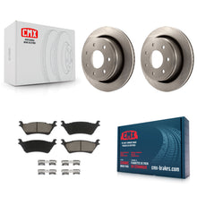 Charger l'image dans la galerie, [Rear] 2012-2014 Ford F-150 With 7 Lug Wheels Premium OE Brake Rotors &amp; Ceramic Pads Kit For Max Braking