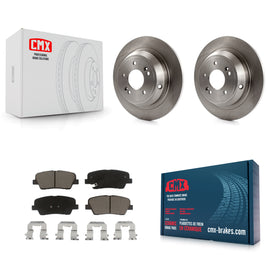 Rear Disc Brake Rotors And Ceramic Pads Kit For Hyundai Genesis