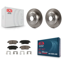 Rear Disc Brake Rotors And Ceramic Pads Kit For Hyundai Genesis G80 Kia K900