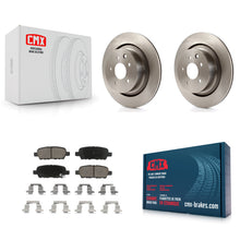 Load image into Gallery viewer, Rear Disc Brake Rotors And Ceramic Pads Kit For INFINITI G37 G35 Q60