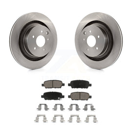 [Rear] 2014 INFINITI Q60 Sport Premium OE Brake Rotors & Ceramic Pads Kit For Max Braking