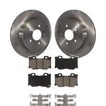 Load image into Gallery viewer, Rear Disc Brake Rotors And Ceramic Pads Kit For INFINITI Q50 Q60 Q70