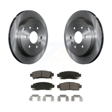 Charger l&#39;image dans la galerie, Rear Brake Rotor Ceramic Pad Kit For Chevrolet Traverse GMC Acadia Buick Enclave