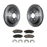 Rear Brake Rotor Ceramic Pad Kit For Chevrolet Traverse GMC Acadia Buick Enclave