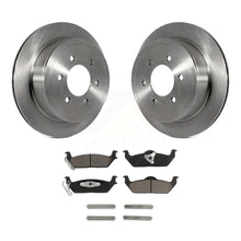 Charger l&#39;image dans la galerie, Rear Disc Brake Rotors And Ceramic Pads Kit For Ford F-150 Lincoln Mark LT