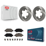 Rear Brake Rotor Ceramic Pad Kit For Ford Transit-250 Transit-350 Transit-150 HD