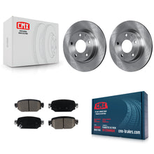 Charger l'image dans la galerie, Rear Disc Brake Rotors And Ceramic Pads Kit For Mazda 3 CX-3 Sport