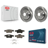 Rear Brake Rotors Ceramic Pad Kit For Mercedes-Benz ML350 GL450 R350 GL550 GL350