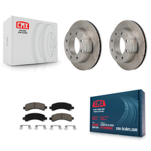 Load image into Gallery viewer, Rear Disc Brake Rotor Ceramic Pad Kit For Chevrolet Express 2500 GMC 3500 Savana