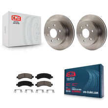 Load image into Gallery viewer, Rear Disc Brake Rotors And Ceramic Pad Kit For Chevrolet Express 2500 GMC Savana