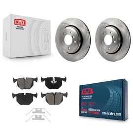 Rear Disc Brake Rotors And Ceramic Pads Kit For BMW 330Ci 330i 330xi