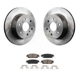 Rear Brake Rotor & Ceramic Pad Kit For Chevrolet Silverado 1500 GMC Sierra Tahoe