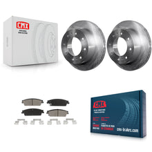Load image into Gallery viewer, [Rear] 2011 Chevrolet Silverado 1500 Hybrid Premium OE Brake Rotors &amp; Ceramic Pads Kit For Max Braking