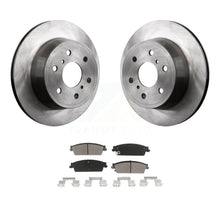 Charger l&#39;image dans la galerie, Rear Brake Rotor &amp; Ceramic Pad Kit For Chevrolet Silverado 1500 GMC Sierra Tahoe