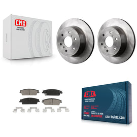 Rear Brake Rotor & Ceramic Pad Kit For Chevrolet Silverado 1500 GMC Sierra Tahoe
