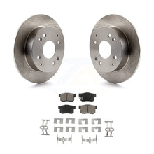 Charger l&#39;image dans la galerie, Rear Disc Brake Rotors And Ceramic Pads Kit For Honda Accord Acura CL