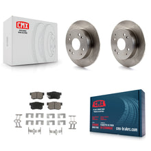 Load image into Gallery viewer, Rear Disc Brake Rotors And Ceramic Pads Kit For Honda Accord Acura CL