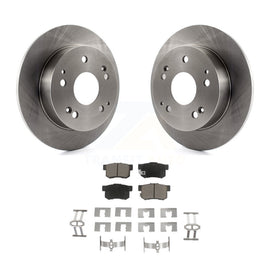 Rear Disc Brake Rotor & Ceramic Pad Kit For Honda Accord Civic Acura RSX Integra
