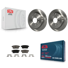 Load image into Gallery viewer, Rear Disc Brake Rotors And Ceramic Pads Kit For Ford Edge Mazda CX-7 Lincoln MKX