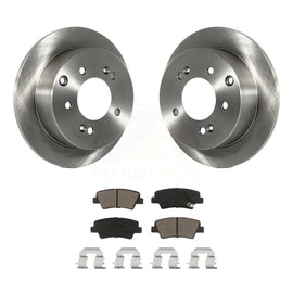 [Rear] 2010-2013 Kia Soul Premium OE Brake Rotors & Ceramic Pads Kit For Max Braking