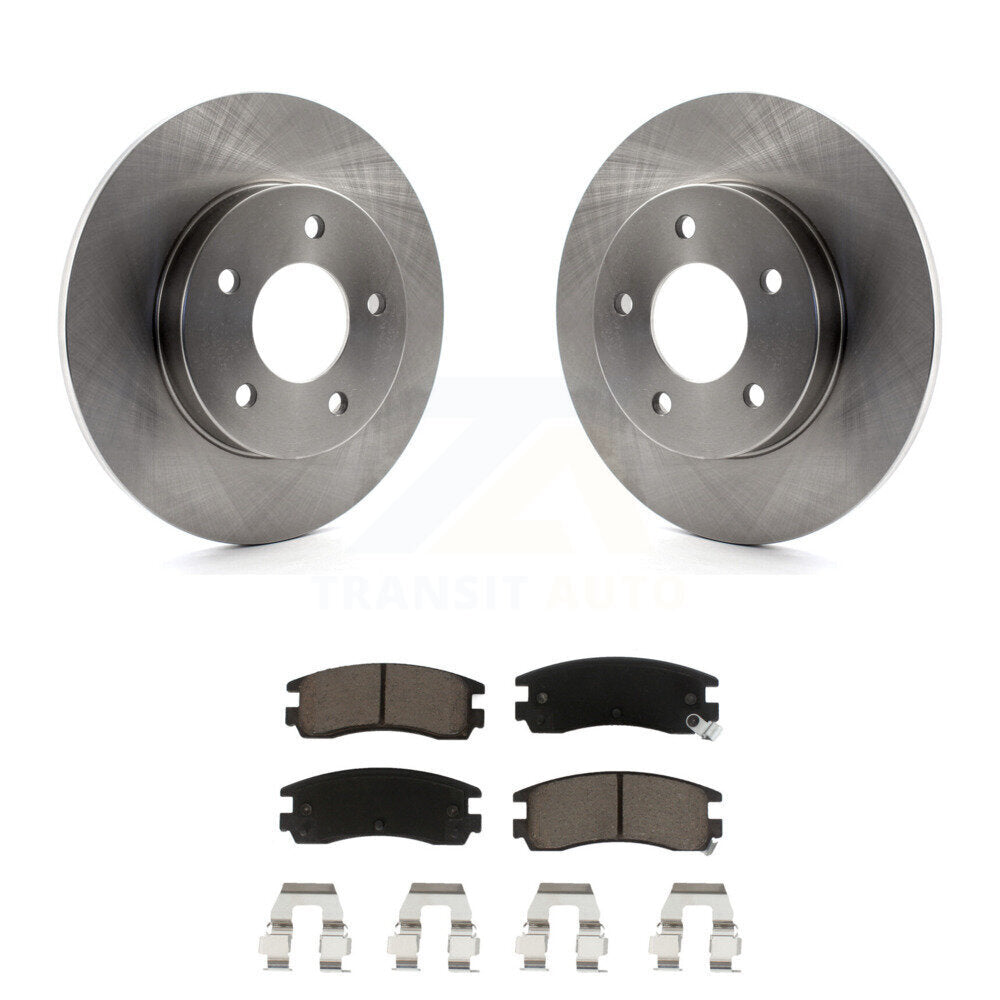 Rear Brake Rotor Ceramic Pad Kit For Cadillac DeVille Buick Park Avenue Eldorado