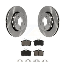 Load image into Gallery viewer, Rear Disc Brake Rotors And Ceramic Pads Kit For 2000-2001 Audi S4