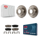 [Rear] 2007-2009 Kia Sorento Premium OE Brake Rotors & Ceramic Pads Kit For Max Braking