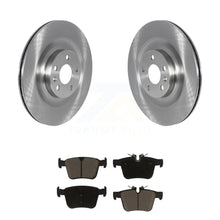 Charger l&#39;image dans la galerie, Rear Brake Rotors Ceramic Pad Kit For 16-19 Volvo XC90 With 340mm Diameter Rotor