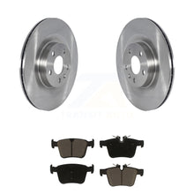 Charger l&#39;image dans la galerie, Rear Brake Rotors Ceramic Pad Kit For 16-19 Volvo XC90 With 320mm Diameter Rotor