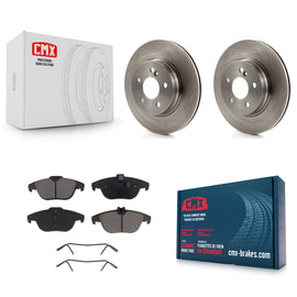 Rear Disc Brake Rotor Ceramic Pad Kit For Mercedes-Benz E350 C250 C300 C350 E550