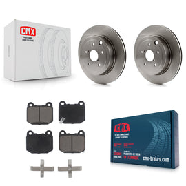 Rear Disc Brake Rotors And Ceramic Pads Kit For Subaru Impreza WRX STI