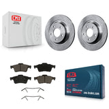 [Rear] 2006 Mazda 5 To 02 06 Premium OE Brake Rotors & Ceramic Pads Kit For Max Braking