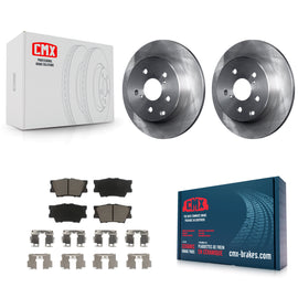 Rear Disc Brake Rotors And Ceramic Pads Kit For Toyota RAV4 Lexus HS250h