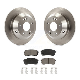 [Rear] 2015-2021 Kia Sedona Premium OE Brake Rotors & Ceramic Pads Kit For Max Braking