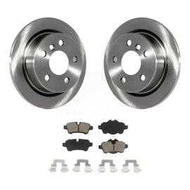 [Rear] 2014 Mini Cooper With 5 Lug Wheels Premium OE Brake Rotors & Ceramic Pads Kit For Max Braking