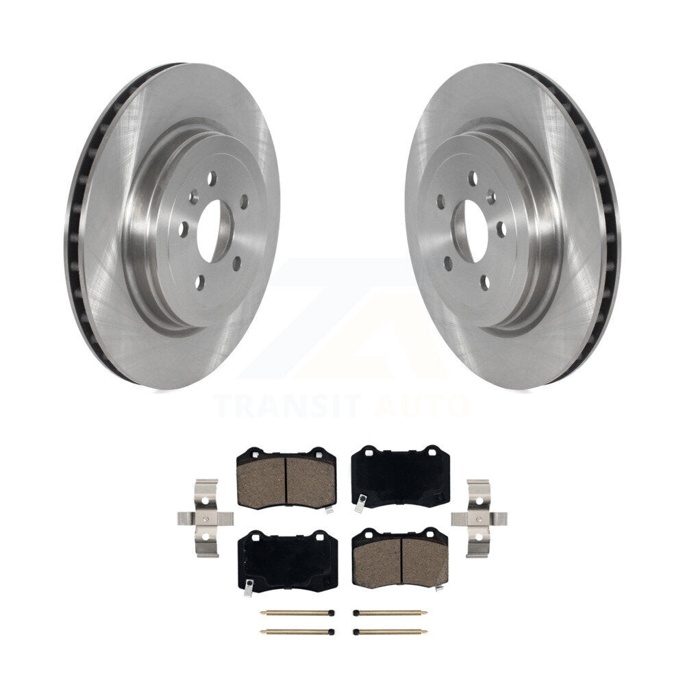 Rear Disc Brake Rotors And Ceramic Pads Kit For Tesla X S