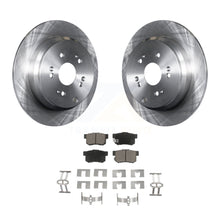 Load image into Gallery viewer, Rear Disc Brake Rotors And Ceramic Pads Kit For Acura RDX