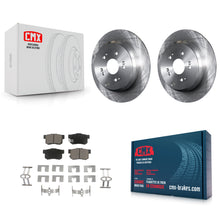Charger l'image dans la galerie, Rear Disc Brake Rotors And Ceramic Pads Kit For Acura RDX
