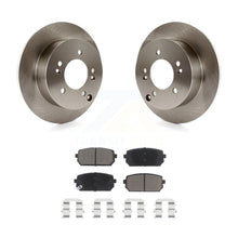 Charger l&#39;image dans la galerie, Rear Disc Brake Rotors And Ceramic Pads Kit For 2007-2012 Kia Rondo