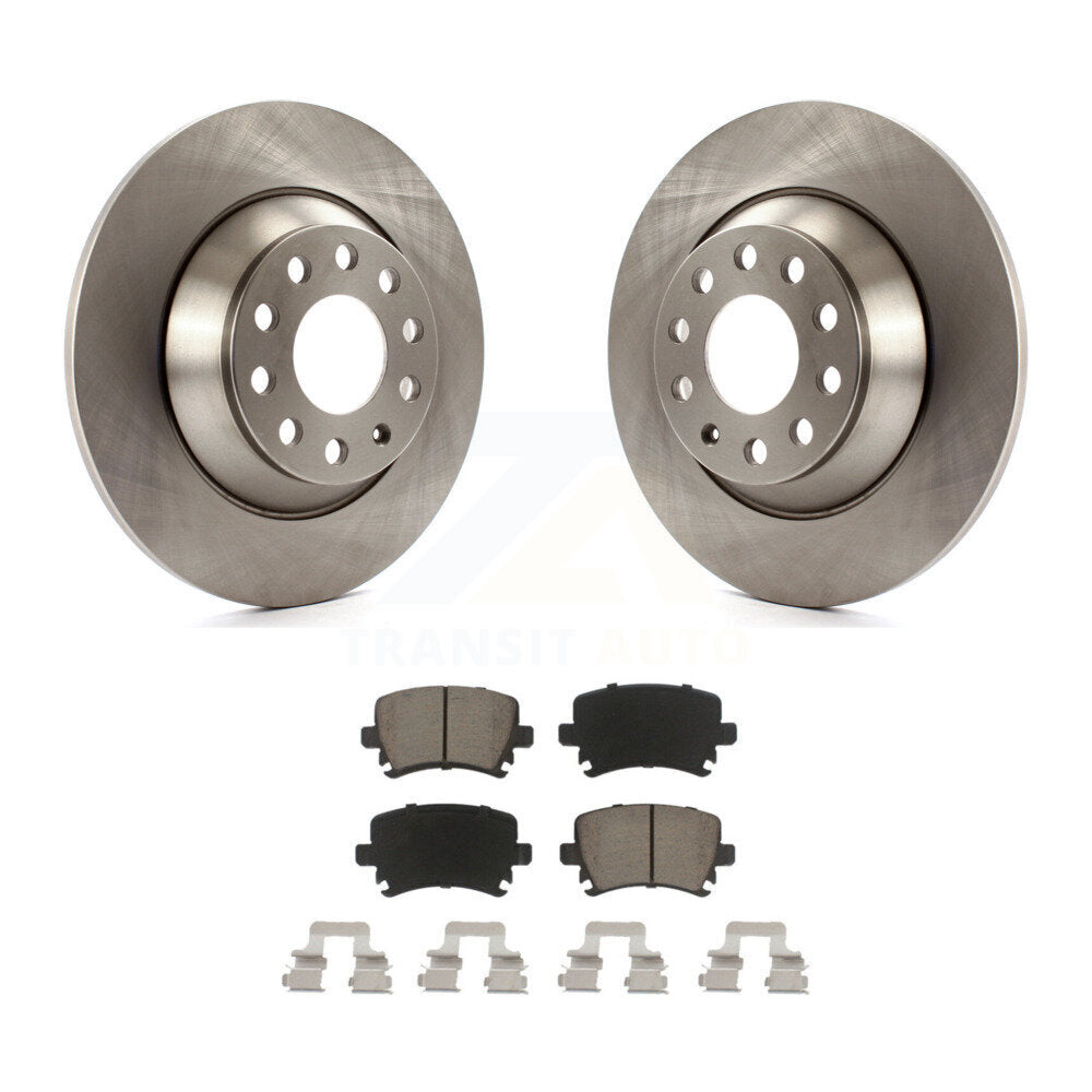 Rear Brake Rotor & Ceramic Pad Kit For Audi A6 Quattro With 302mm Diameter