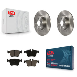 Rear Brake Rotors & Ceramic Pad Kit For Land Rover Discovery Sport Jaguar E-Pace