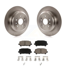 [Rear] 2014-2016 Acura MDX Premium OE Brake Rotors & Ceramic Pads Kit For Max Braking
