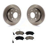 Rear Disc Brake Rotors And Ceramic Pads Kit For Ram ProMaster 3500 2500 1500