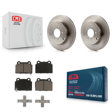 Load image into Gallery viewer, Rear Disc Brake Rotors And Ceramic Pads Kit For Mitsubishi Lancer